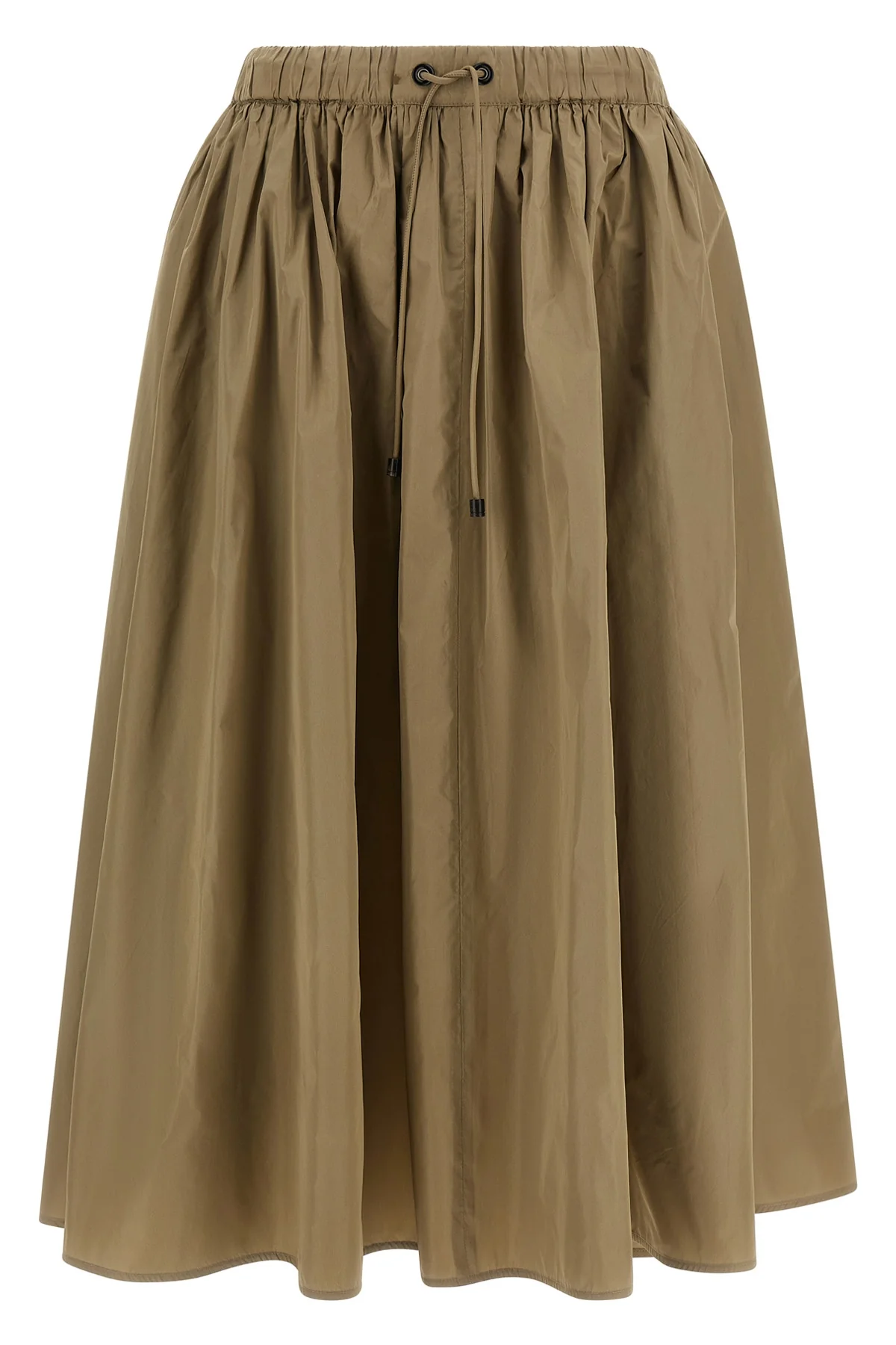mxmlonza midi skirt in silk blend taffeta