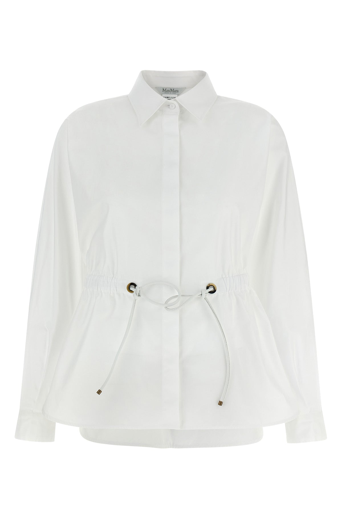MAX MARA 40 mxmtazzina pure cotton poplin shirt