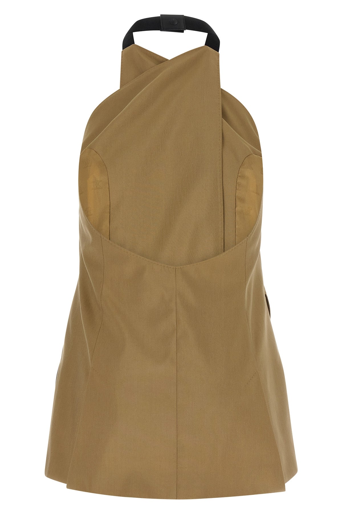 mxsnuraghe double-breasted blazer in light wool and silk poplin