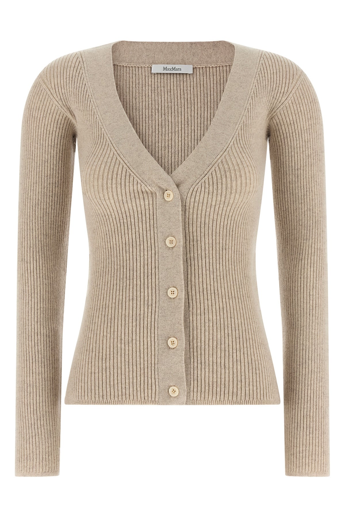 MAX MARA L mxmgioiosa ribbed wool and cashmere yarn sweater