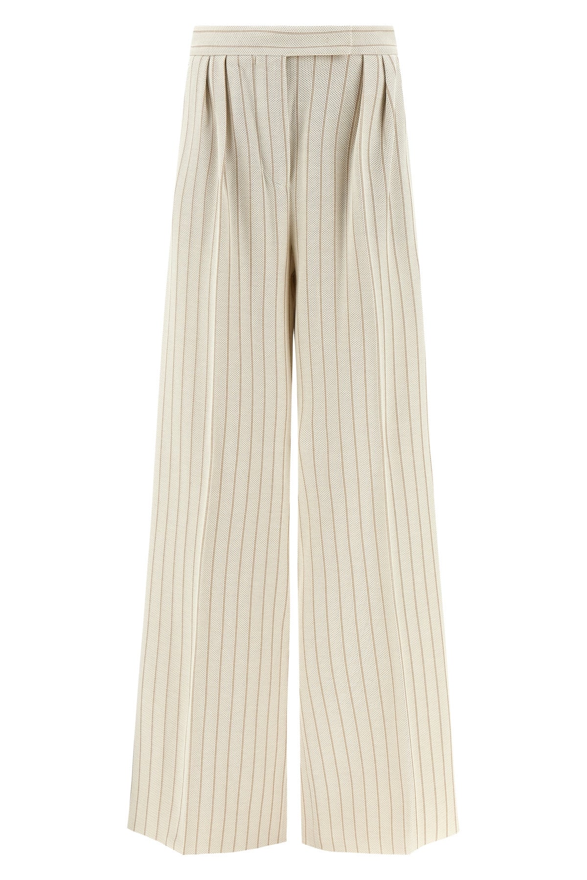 MAX MARA 40 mens mxmosso pinstripe piqué cotton jersey pants