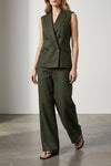 mstpelota trousers in pure linen délavé batavia