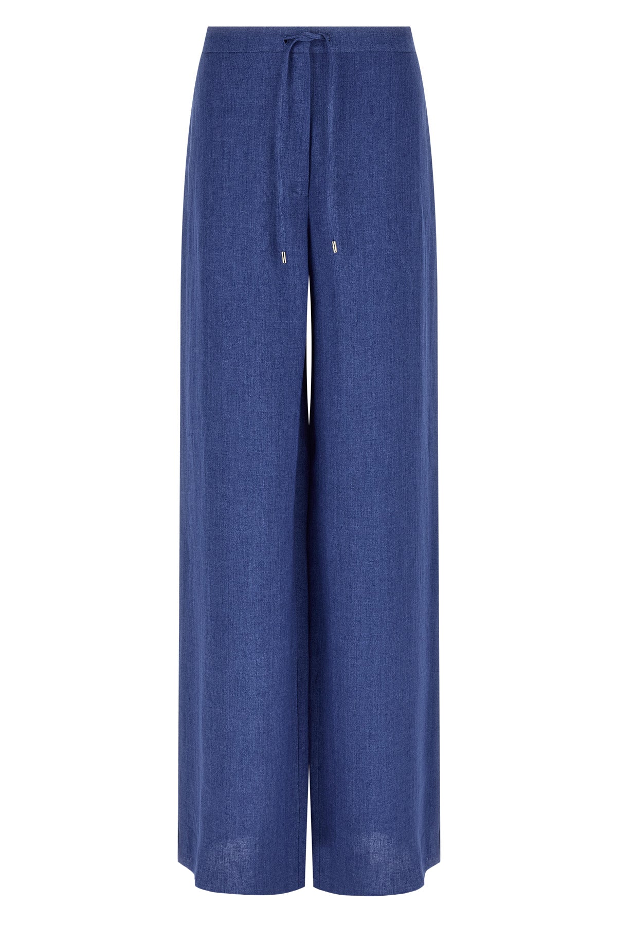 MAX MARA STUDIO 38 mstpelota trousers in pure linen délavé batavia