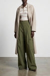 long smmelisa coat in double drap of pure wool sewn by hand