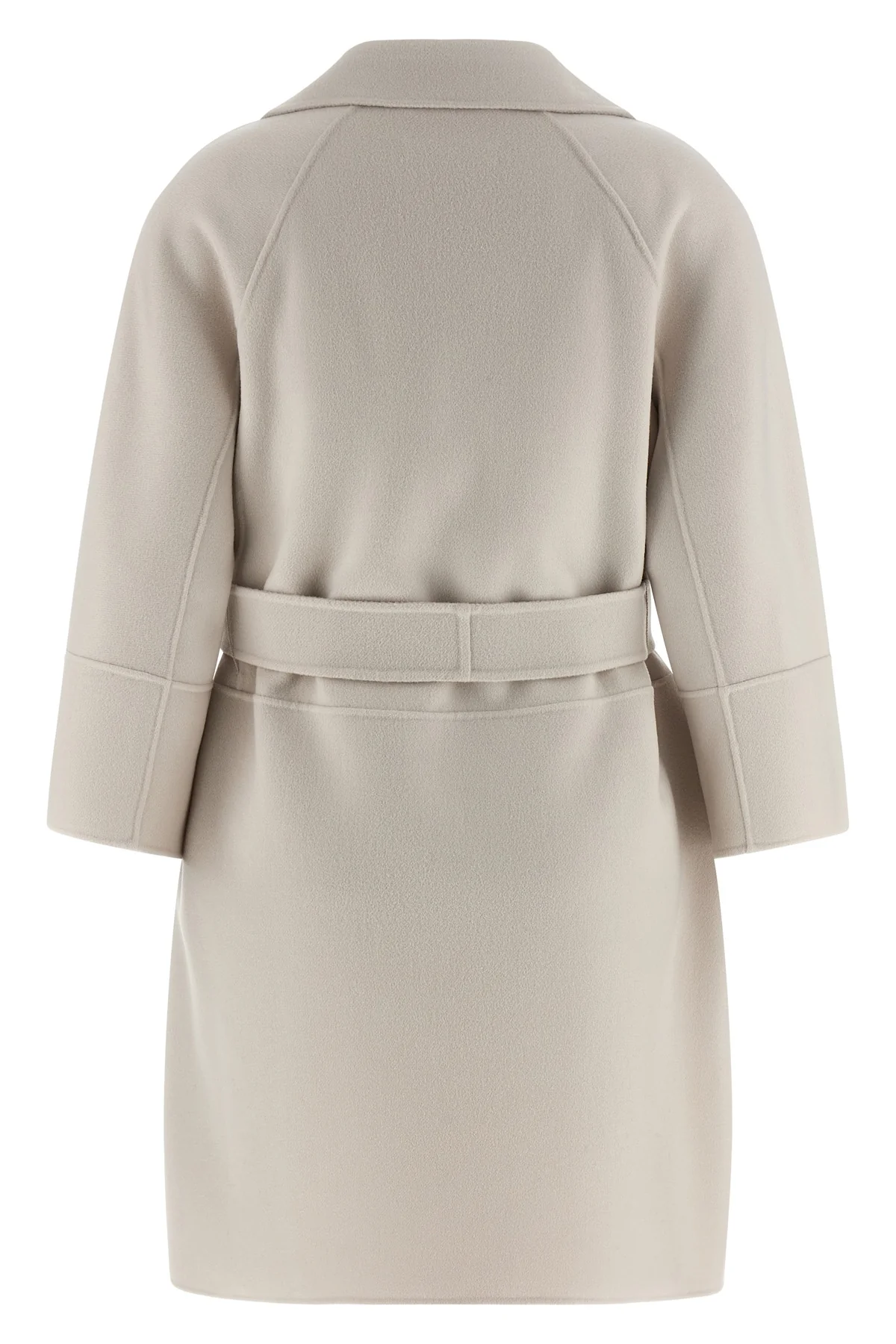 arona coat in double drap of pure wool sewn by hand
