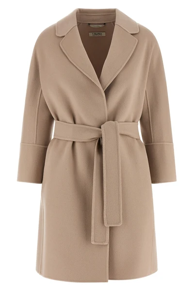 arona coat in double drap of pure wool sewn by hand