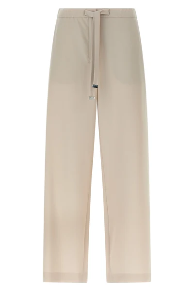 smmargenta pure wool crêpe gabardine joggers