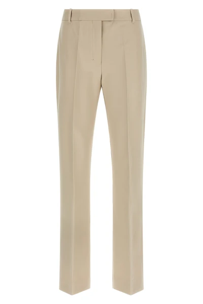 smmfatina trousers in double cotton and stretch viscose