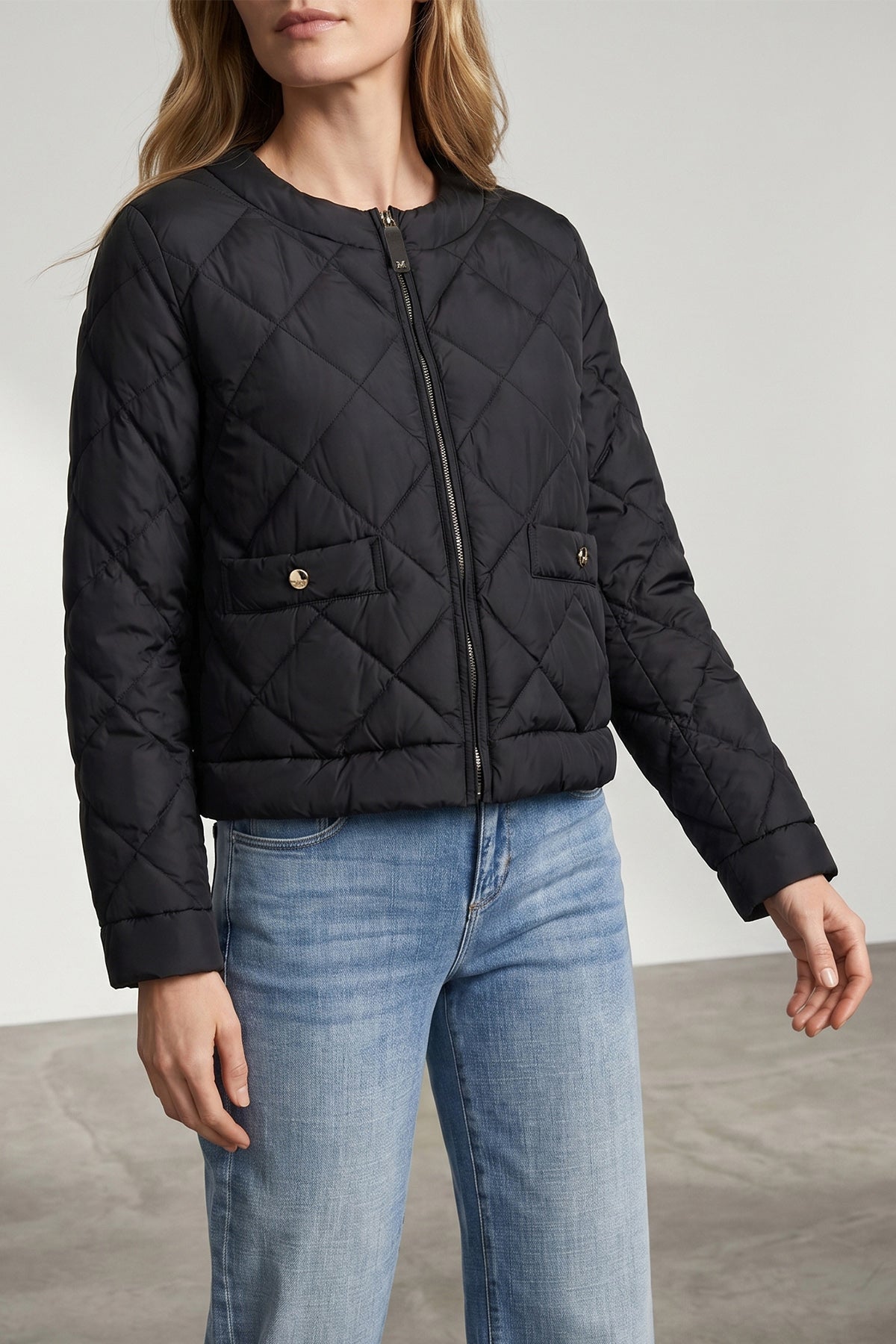 MAX MARA THE CUBE 48 mtcsofta jacket in iridescent anti-drip canvas quilted