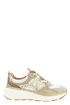 running sneakers in suede