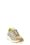 running sneakers in suede