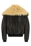 the the attico bomber jacket in soft lambskin redefines the volumes of urban out
