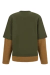 the the attico sweatshirt redefines casual silhouettes through a complex layered