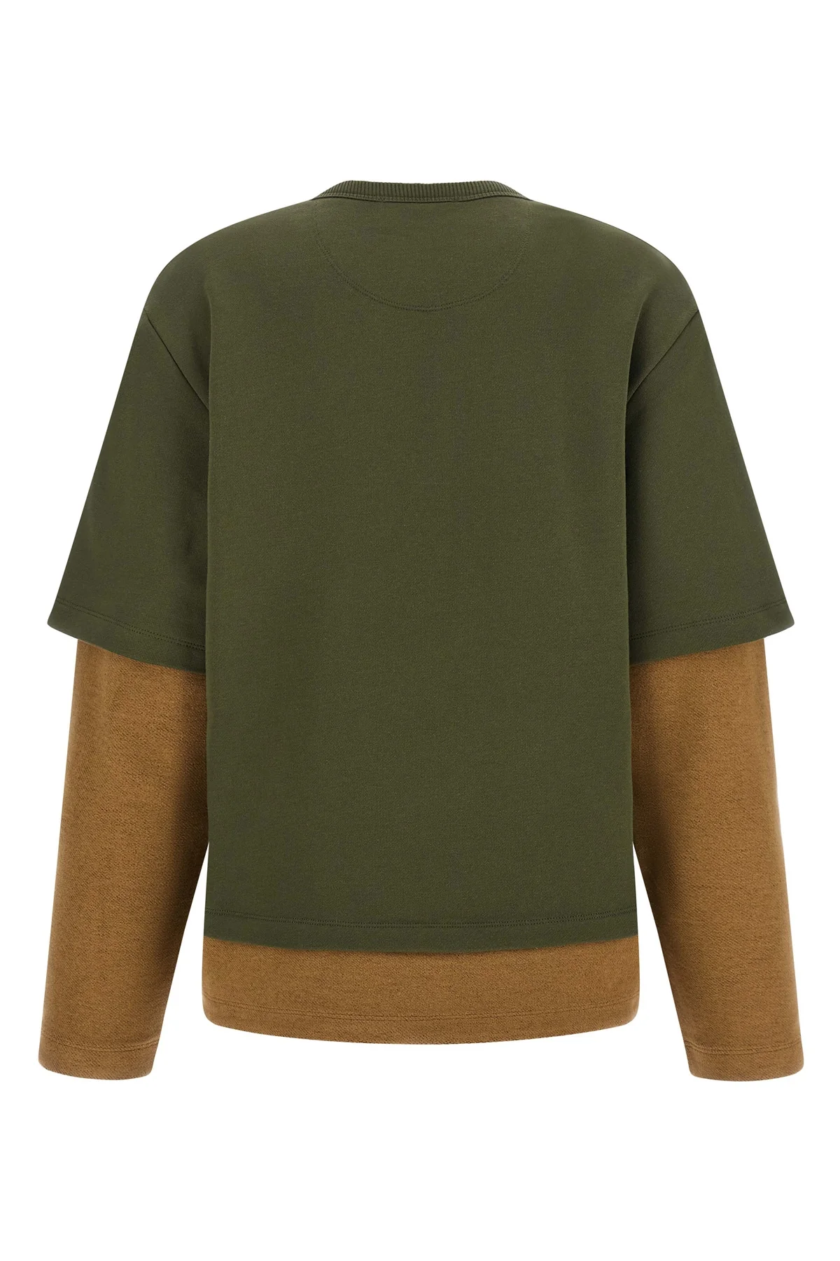 the the attico sweatshirt redefines casual silhouettes through a complex layered