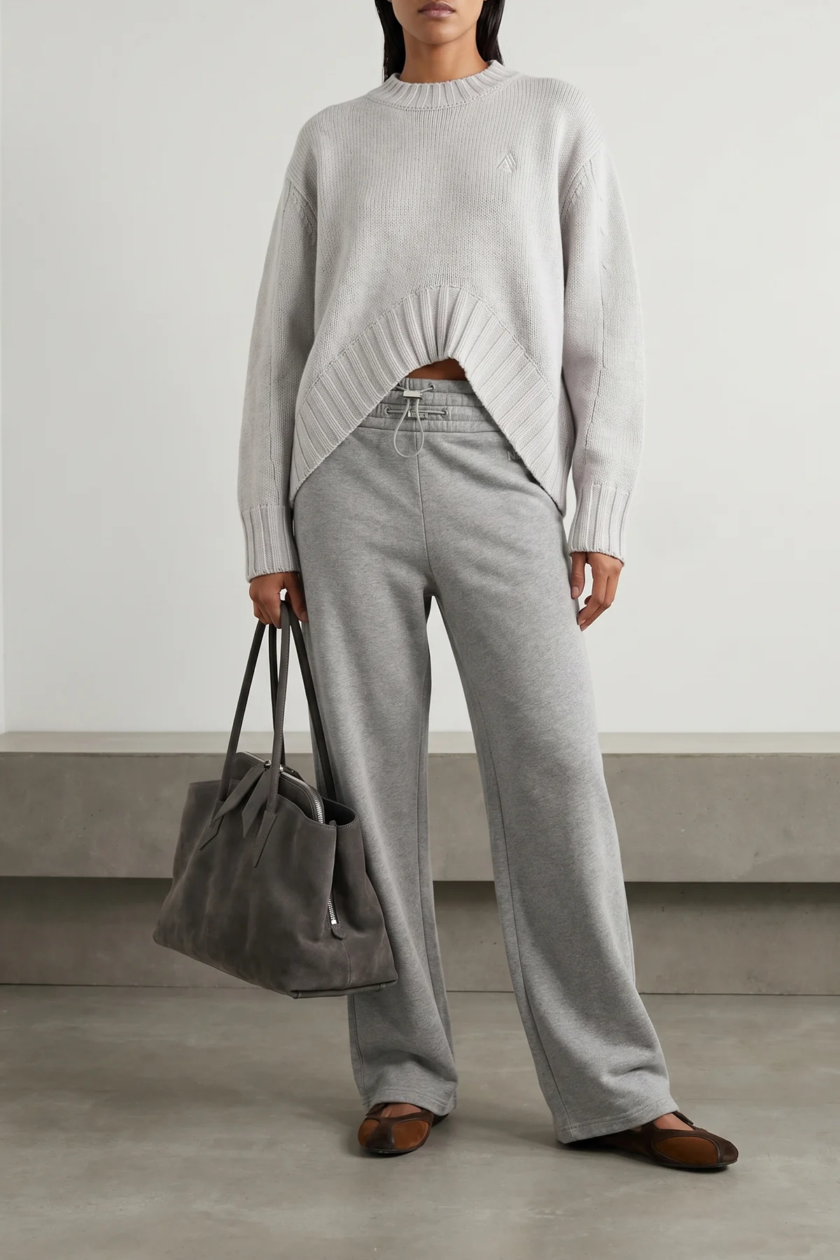 THE ATTICO 36 the attico sweater redefines classic knitwear through a sculptural and bold silh