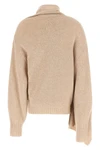 the attico sweater is distinguished by a sculptural construction defined by an a