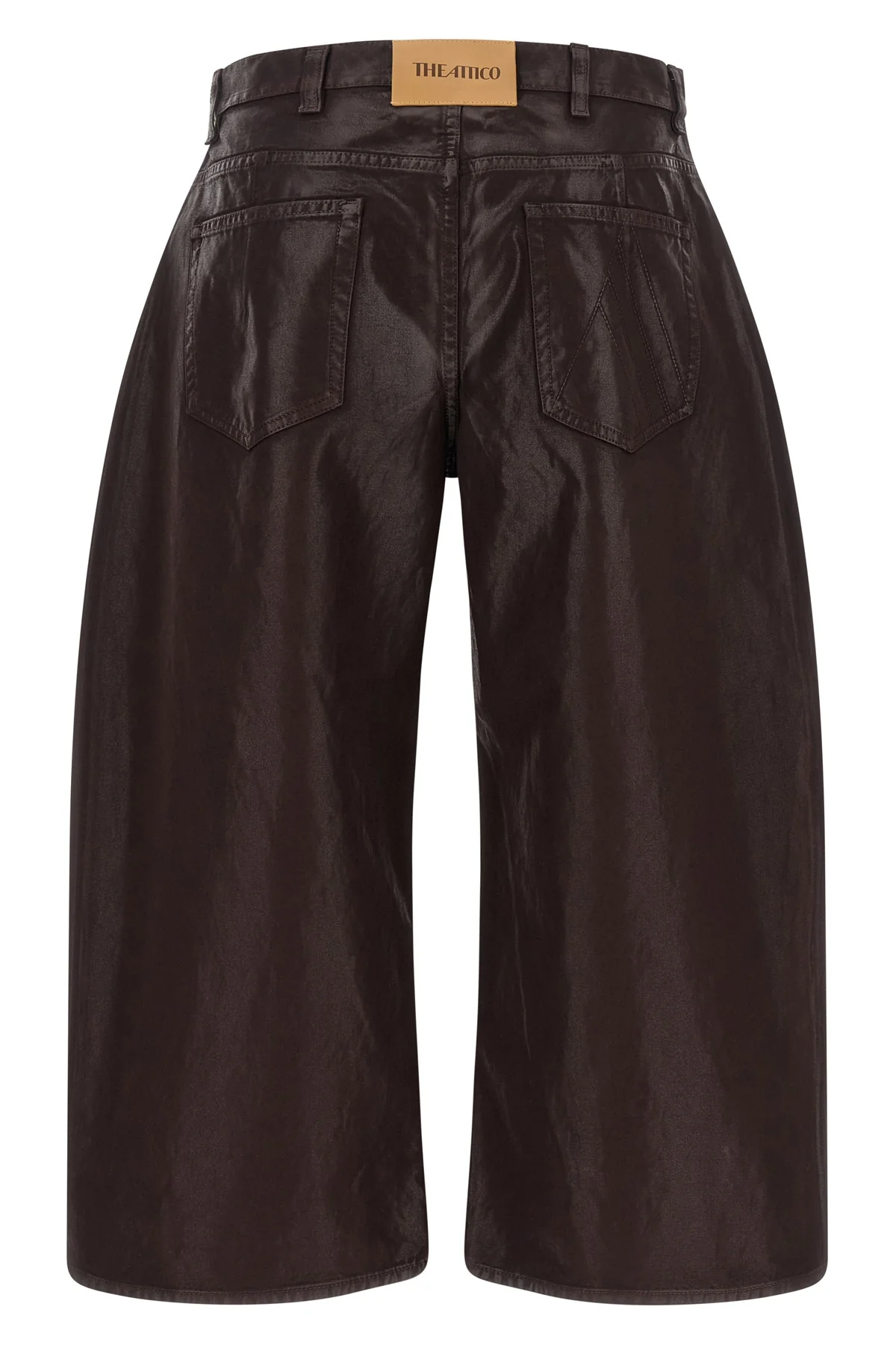 THE ATTICO 24 the attico trousers redefine the contemporary wardrobe through a wide and struct