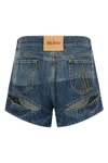the the attico pure cotton shorts redefine the codes of the casual wardrobe thro