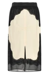 the midi skirt the attico defines a new concept of evening elegance through a pl