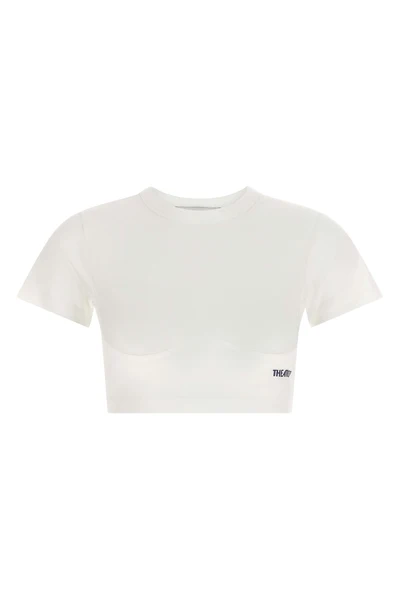 the the attico t-shirt redefines casual clothing through a precise sartorial arc
