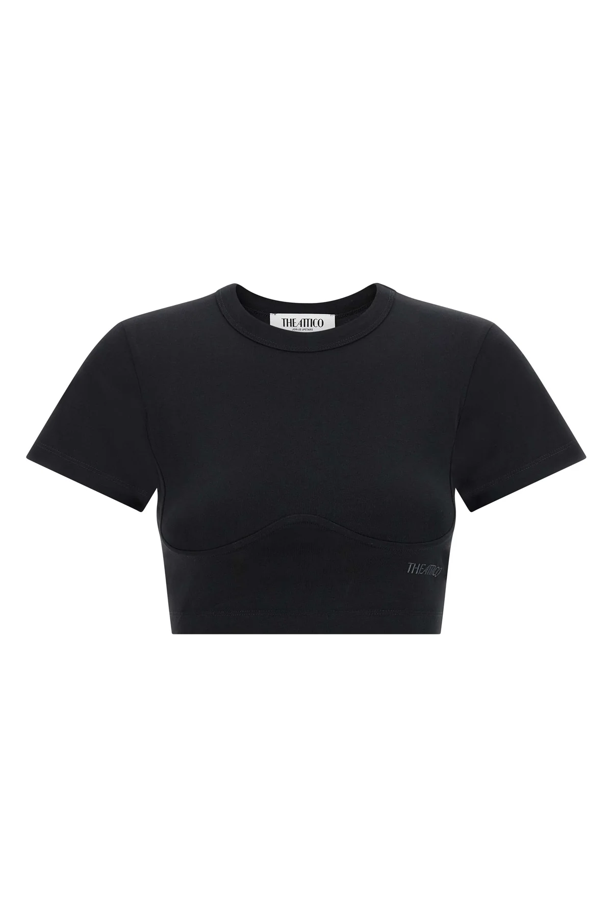 THE ATTICO 38 the the attico t-shirt redefines a wardrobe classic through precise structural i