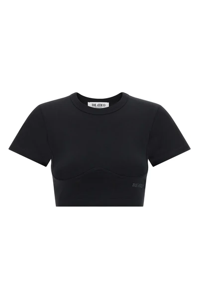 the the attico t-shirt redefines a wardrobe classic through precise structural i