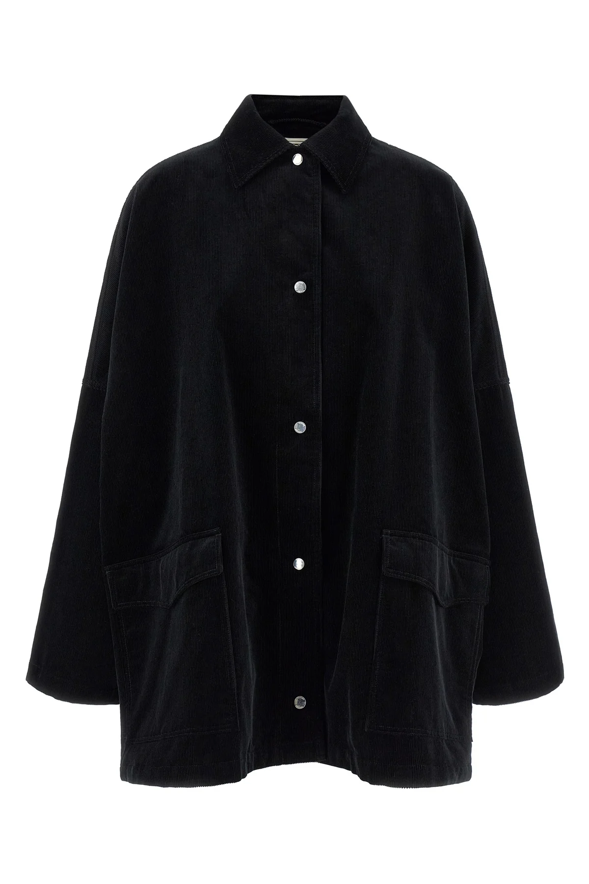 TOTEME M velvet overshirt