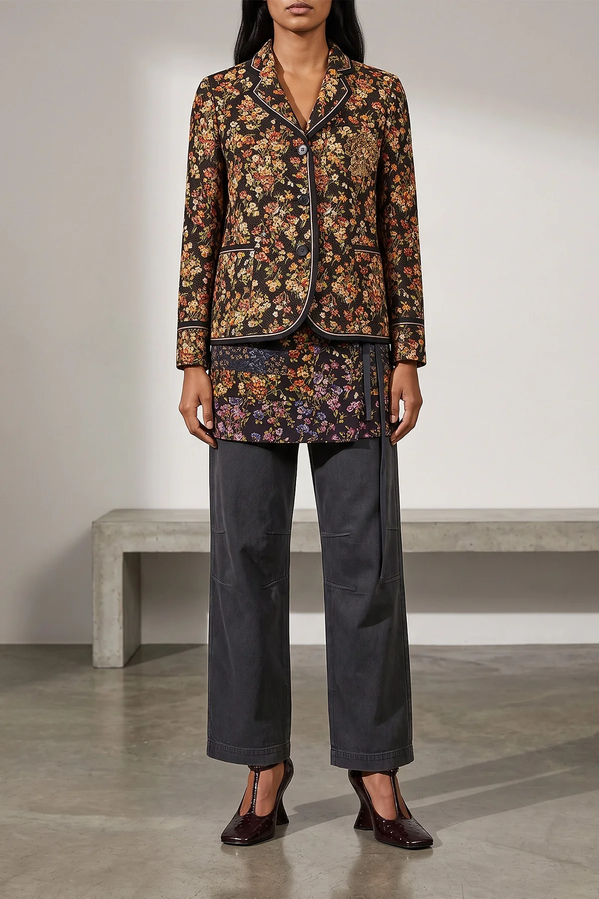 DRIES VAN NOTEN 36 the dries van noten brea blazer exemplifies masterful textile manipulation thr