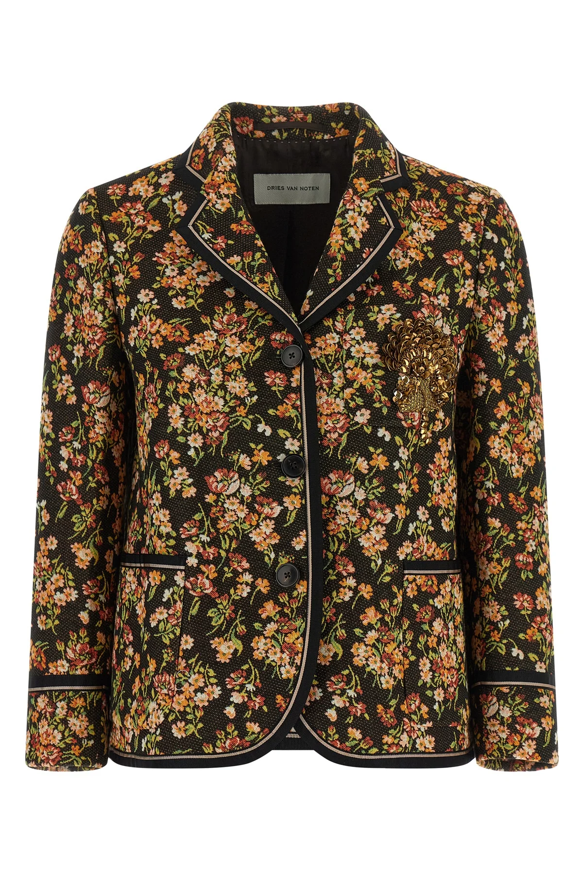 DRIES VAN NOTEN 36 the dries van noten brea blazer exemplifies masterful textile manipulation thr