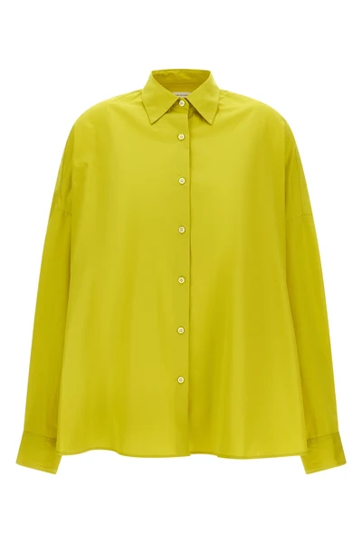 the dries van noten casia shirt redefines the volumes of classic tailoring thr