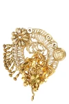the dries van noten brooch is distinguished by a complex construction in antique