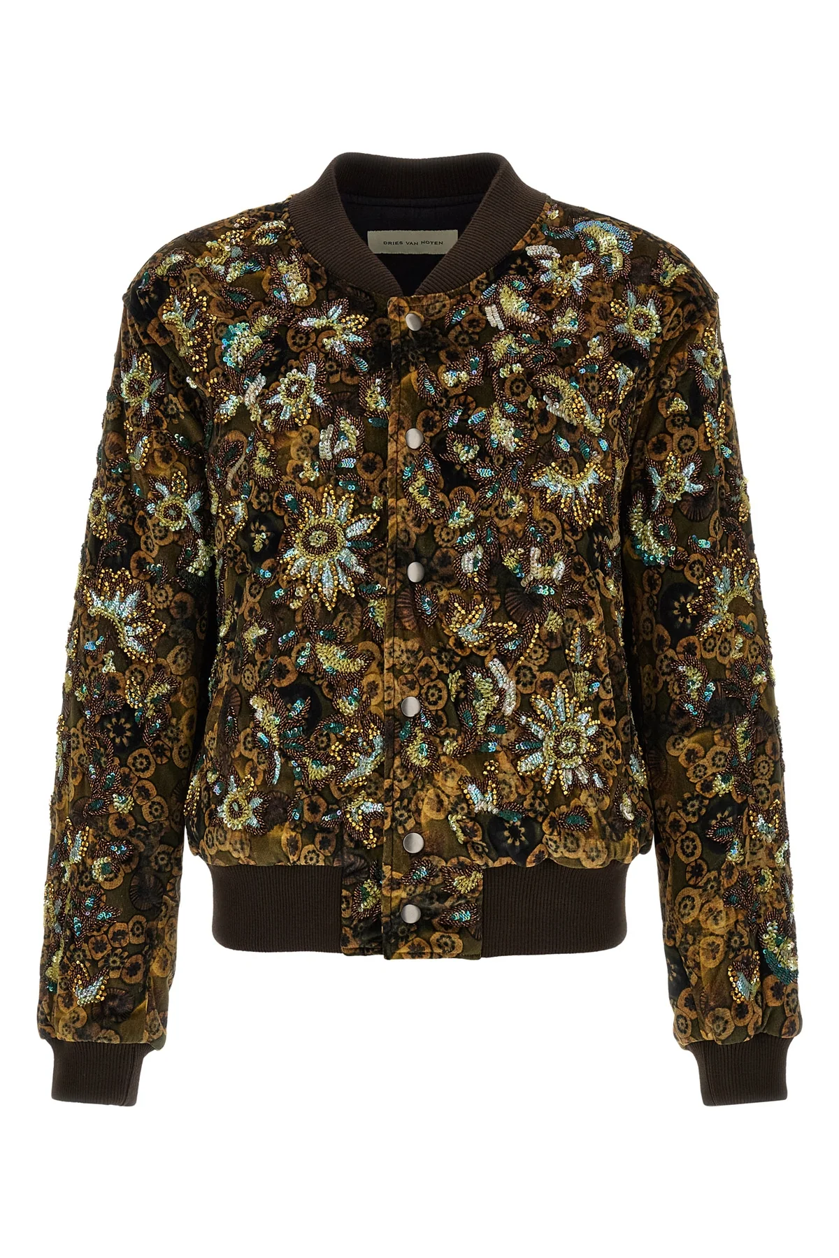 DRIES VAN NOTEN XL the valtor bomber jacket by dries van noten has a structured silhouette that enh