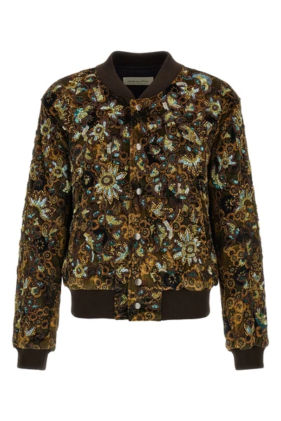 the valtor bomber jacket by dries van noten has a structured silhouette that enh