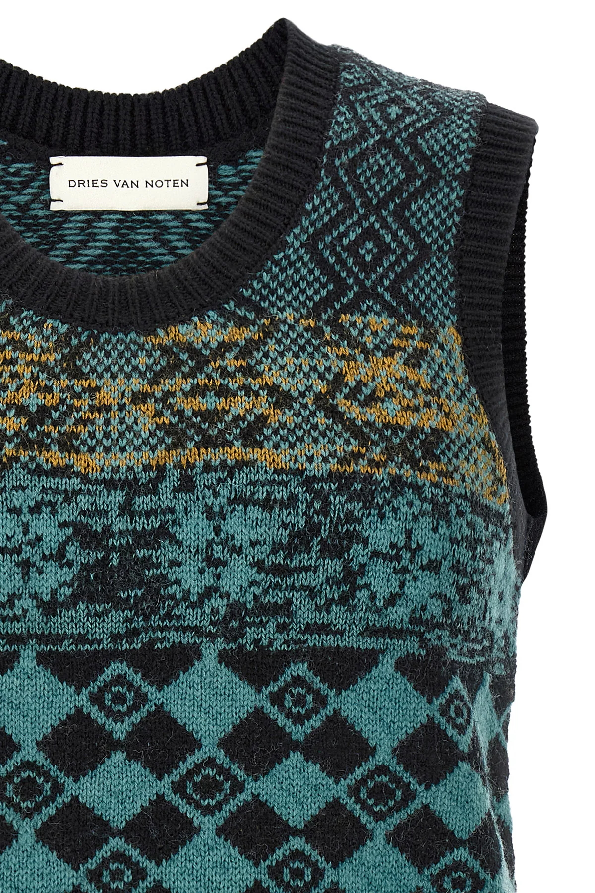 the dries van noten mahoba knitted vest