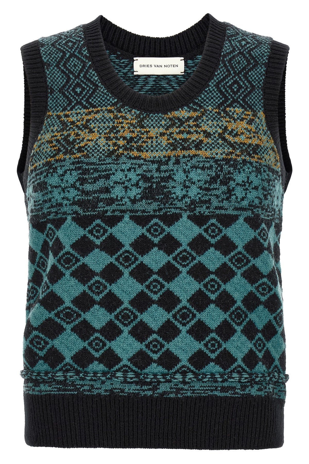 DRIES VAN NOTEN XL the dries van noten mahoba knitted vest