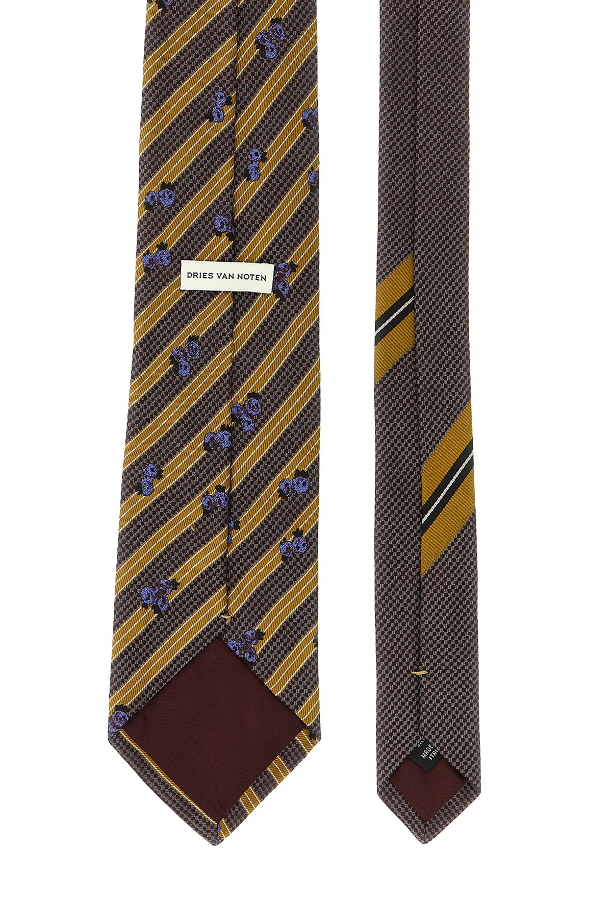 DRIES VAN NOTEN OS the dries van noten 102 pure silk tie