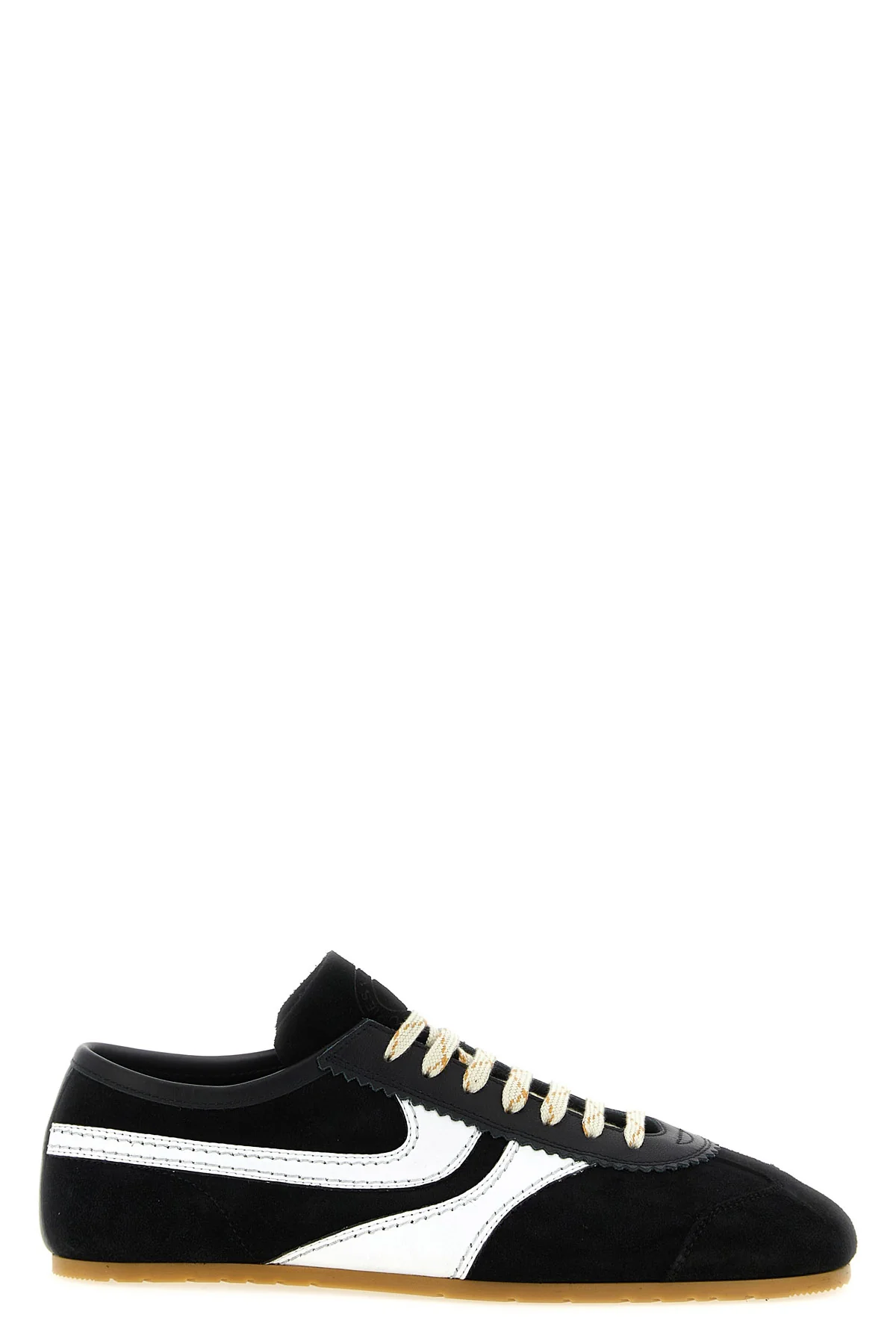 dries van noten low-top sneakers feature a refined interpretation of retro athle