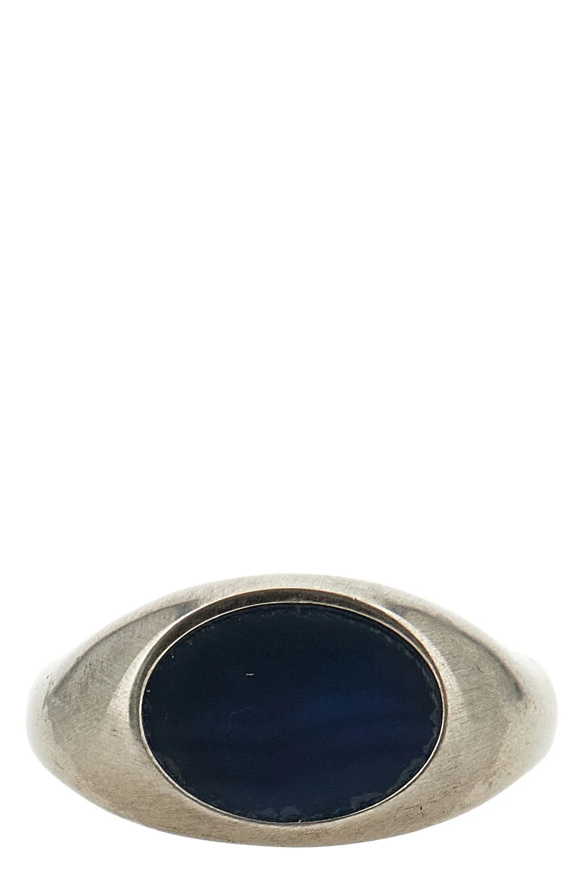 DRIES VAN NOTEN L dries van notens stone signet ring in brushed brass