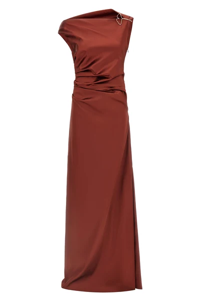 the max mara piano dream long dress redefines evening elegance through a sculp