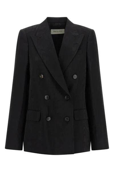 the dries van noten barrysta double-breasted blazer redefines the codes of con
