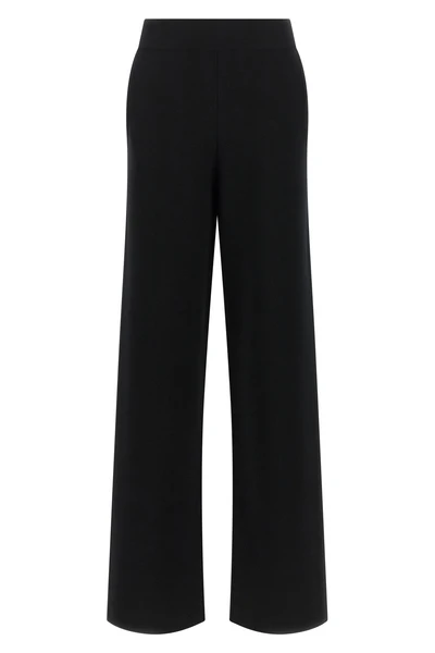 max mara baldo knit pants define an essential silhouette through a fluid sarto