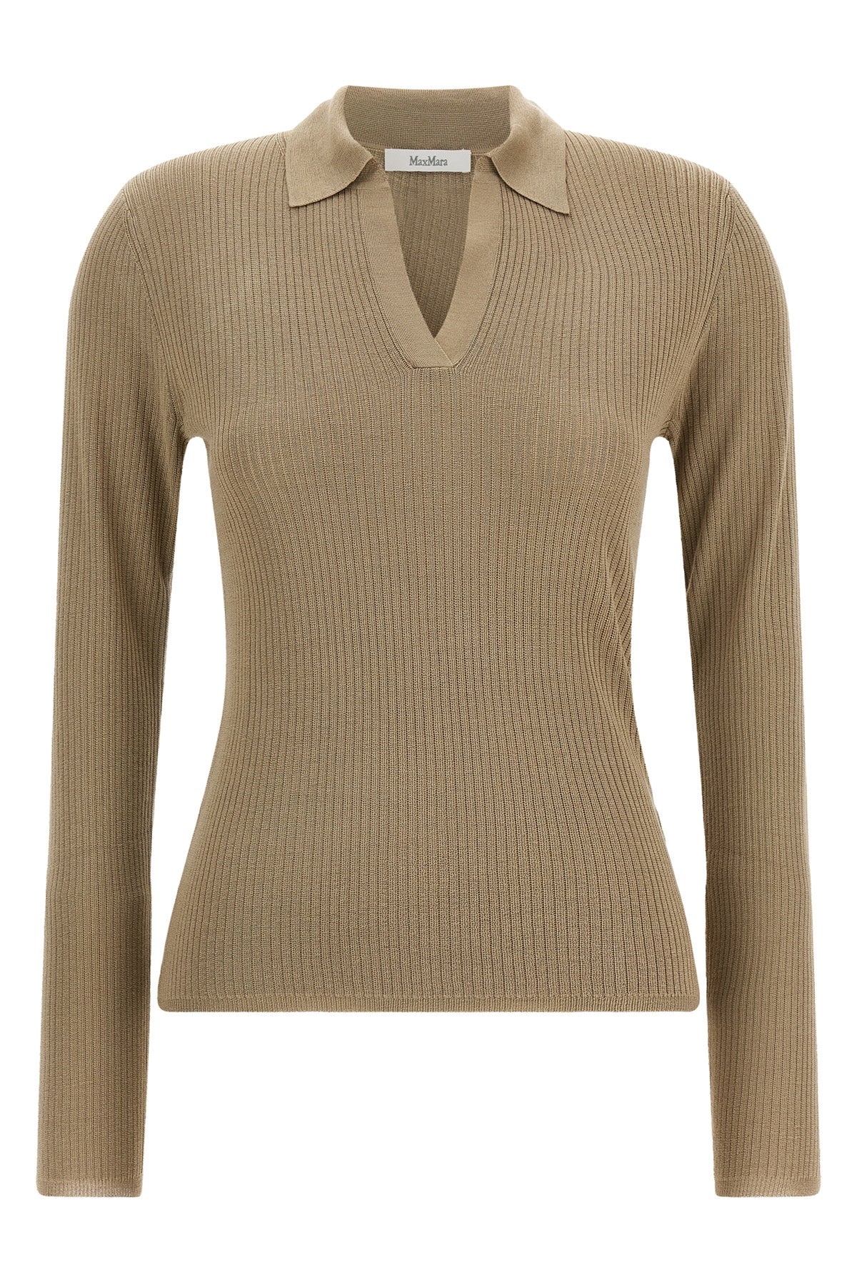 MAX MARA L the max mara gergo polo jersey sets a new standard of everyday elegance through