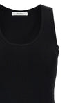 the max mara editta top defines the silhouette through rigorous ribbed workman