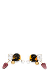 dries van noten lobe earrings feature a complex cluster structure