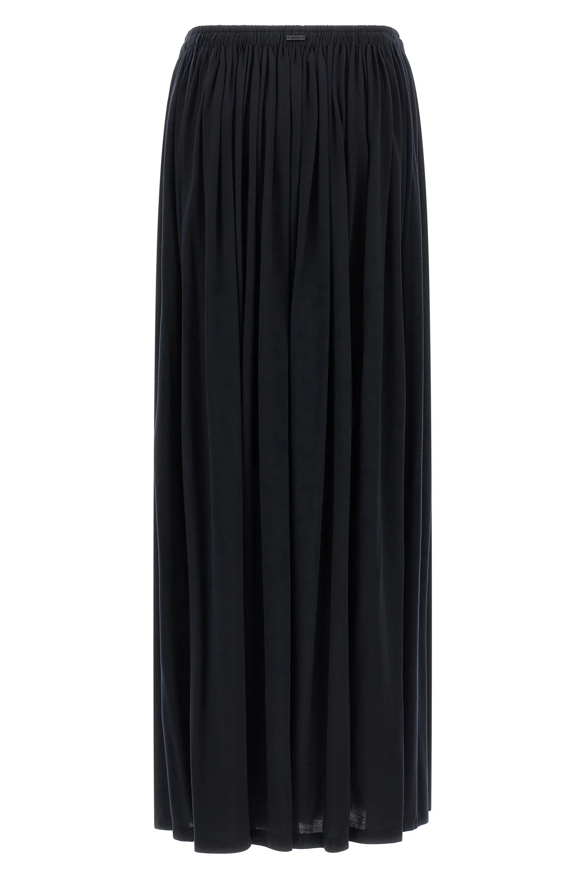 the max mara mxmlivrea long skirt defines a fluid silhouette through a soft li
