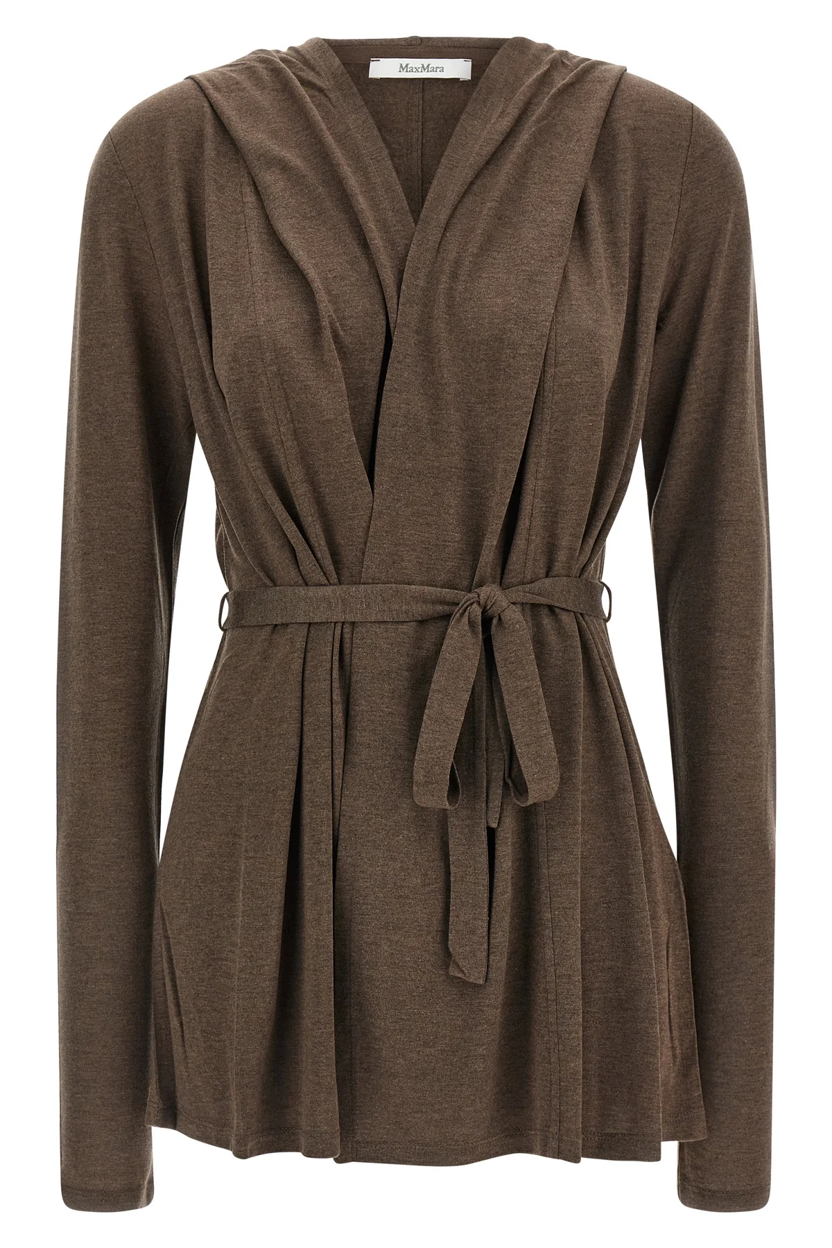 MAX MARA M the max mara falda jersey jacket redefines the concept of layering through a flu