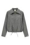 the sportmax emiro bomber jacket redefines the volumes of outerwear through an