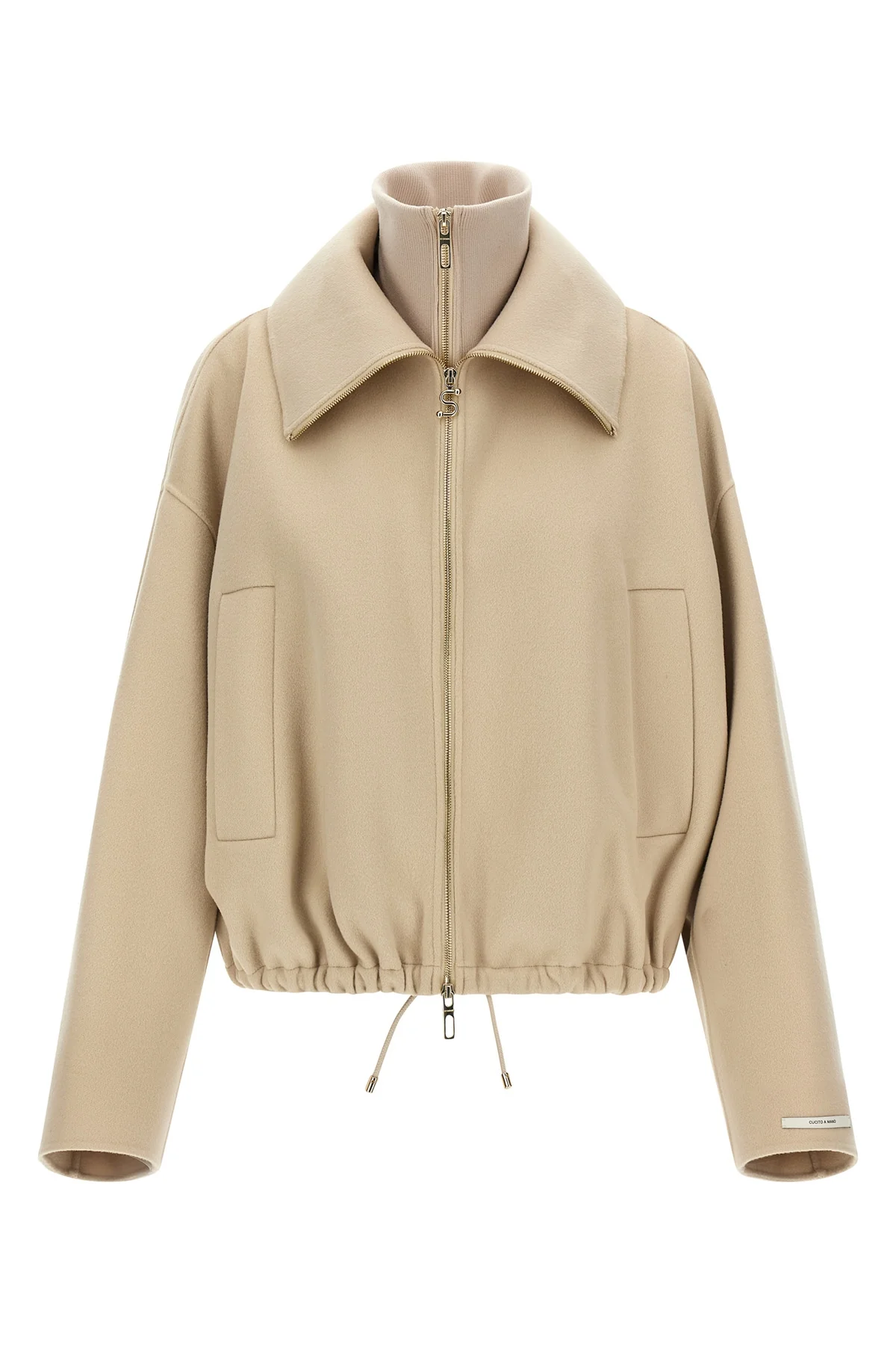 the sportmax emiro bomber jacket redefines the volumes of contemporary outerwe