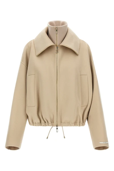 the sportmax emiro bomber jacket redefines the volumes of contemporary outerwe