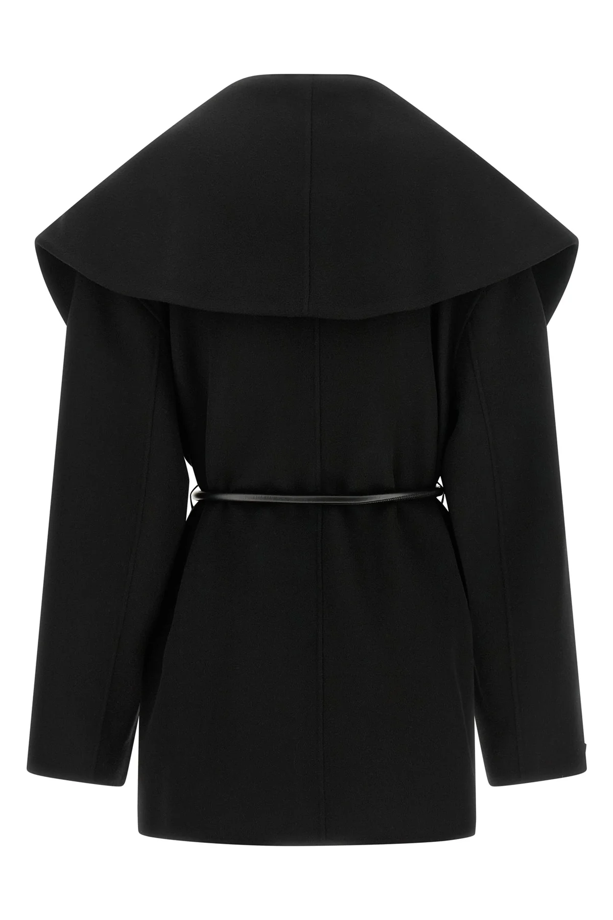 SPORTMAX 38 the sportmax spxuguale jacket redefines the volumes of outerwear through a rig